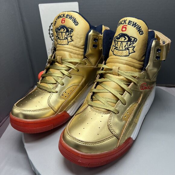 Patrick Ewing Athletic 33 HI OG ‘Gold Medal’ Basketball 1EW90151-732 Men Sz 10.5 main image 8